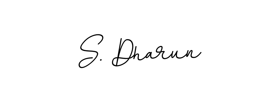 Make a beautiful signature design for name S. Dharun. With this signature (BallpointsItalic-DORy9) style, you can create a handwritten signature for free. S. Dharun signature style 11 images and pictures png