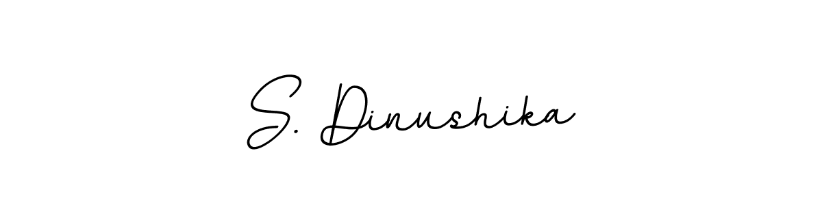 Make a beautiful signature design for name S. Dinushika. With this signature (BallpointsItalic-DORy9) style, you can create a handwritten signature for free. S. Dinushika signature style 11 images and pictures png