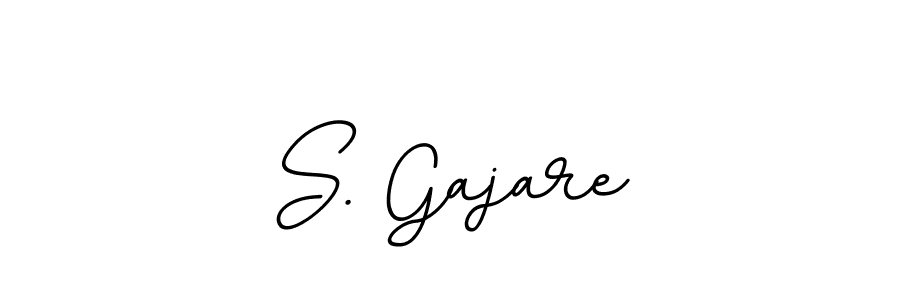 Use a signature maker to create a handwritten signature online. With this signature software, you can design (BallpointsItalic-DORy9) your own signature for name S. Gajare. S. Gajare signature style 11 images and pictures png