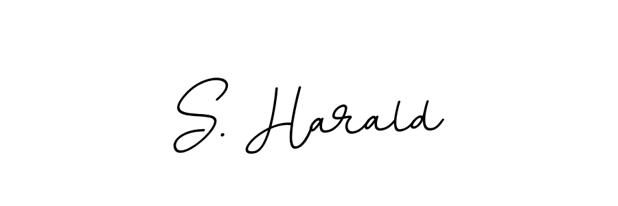 How to make S. Harald signature? BallpointsItalic-DORy9 is a professional autograph style. Create handwritten signature for S. Harald name. S. Harald signature style 11 images and pictures png