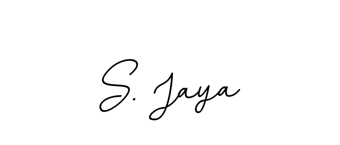 Create a beautiful signature design for name S. Jaya. With this signature (BallpointsItalic-DORy9) fonts, you can make a handwritten signature for free. S. Jaya signature style 11 images and pictures png