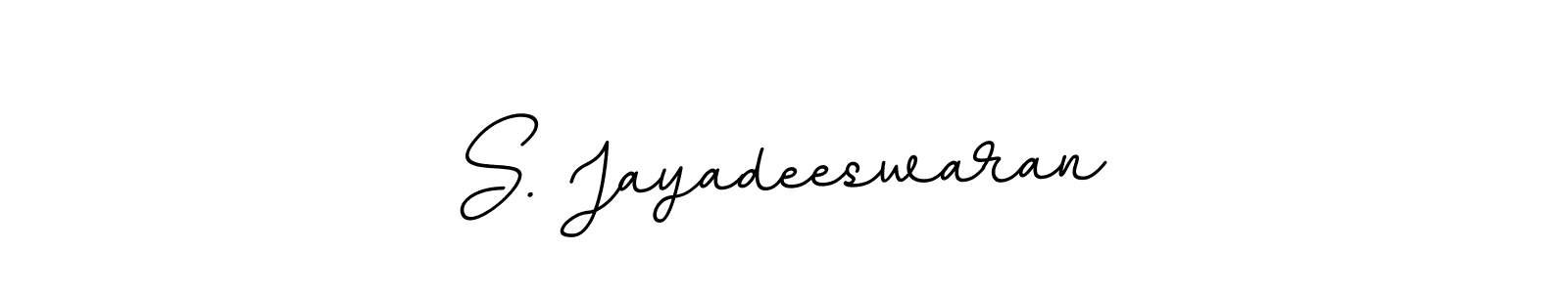 You should practise on your own different ways (BallpointsItalic-DORy9) to write your name (S. Jayadeeswaran) in signature. don't let someone else do it for you. S. Jayadeeswaran signature style 11 images and pictures png