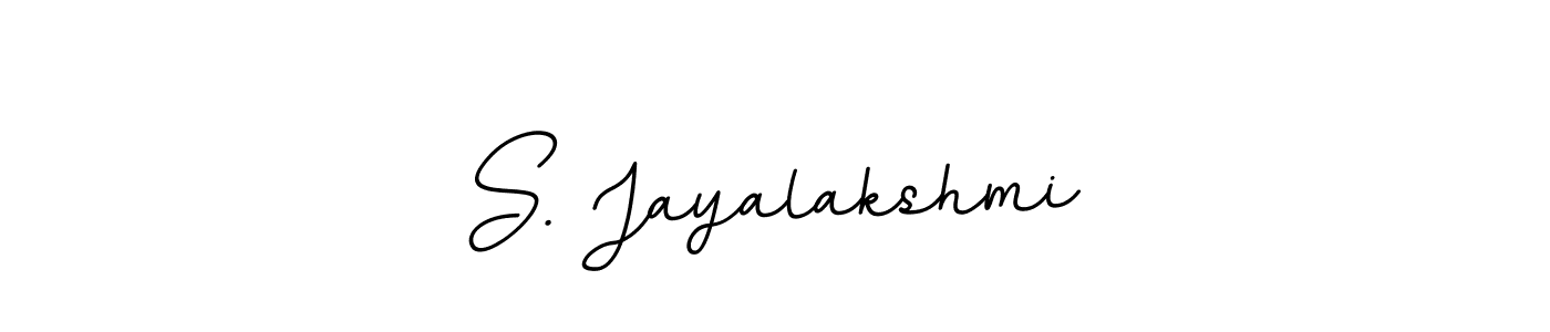 The best way (BallpointsItalic-DORy9) to make a short signature is to pick only two or three words in your name. The name S. Jayalakshmi include a total of six letters. For converting this name. S. Jayalakshmi signature style 11 images and pictures png