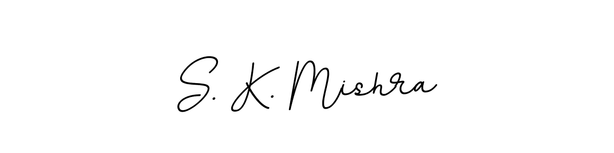 You should practise on your own different ways (BallpointsItalic-DORy9) to write your name (S. K. Mishra) in signature. don't let someone else do it for you. S. K. Mishra signature style 11 images and pictures png