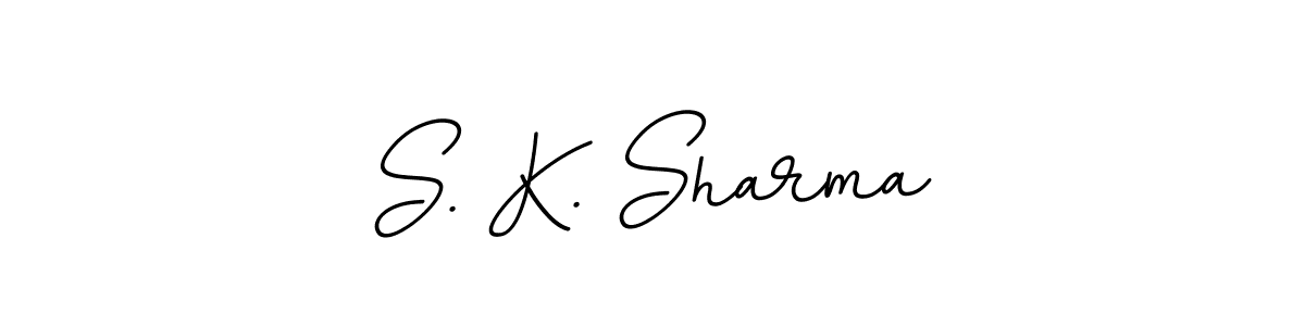 if you are searching for the best signature style for your name S. K. Sharma. so please give up your signature search. here we have designed multiple signature styles  using BallpointsItalic-DORy9. S. K. Sharma signature style 11 images and pictures png