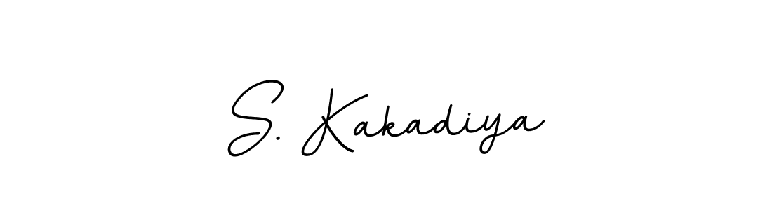 if you are searching for the best signature style for your name S. Kakadiya. so please give up your signature search. here we have designed multiple signature styles  using BallpointsItalic-DORy9. S. Kakadiya signature style 11 images and pictures png