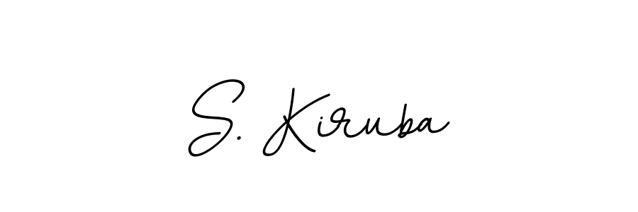 Make a beautiful signature design for name S. Kiruba. With this signature (BallpointsItalic-DORy9) style, you can create a handwritten signature for free. S. Kiruba signature style 11 images and pictures png