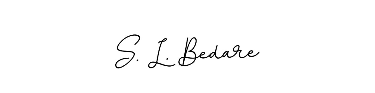 Check out images of Autograph of S. L. Bedare name. Actor S. L. Bedare Signature Style. BallpointsItalic-DORy9 is a professional sign style online. S. L. Bedare signature style 11 images and pictures png