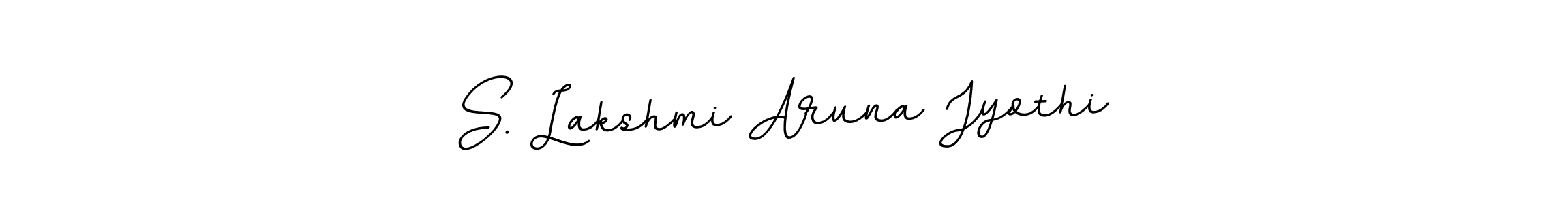 Make a beautiful signature design for name S. Lakshmi Aruna Jyothi. Use this online signature maker to create a handwritten signature for free. S. Lakshmi Aruna Jyothi signature style 11 images and pictures png