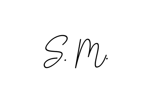 How to Draw S. M. signature style? BallpointsItalic-DORy9 is a latest design signature styles for name S. M.. S. M. signature style 11 images and pictures png