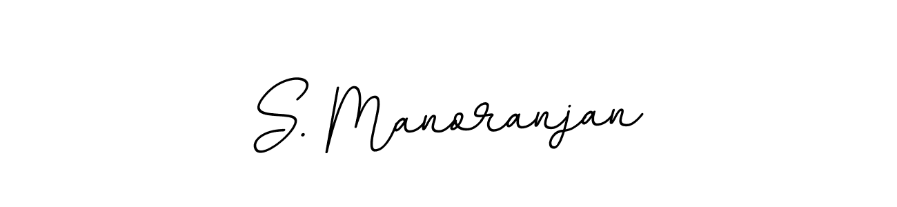 Create a beautiful signature design for name S. Manoranjan. With this signature (BallpointsItalic-DORy9) fonts, you can make a handwritten signature for free. S. Manoranjan signature style 11 images and pictures png