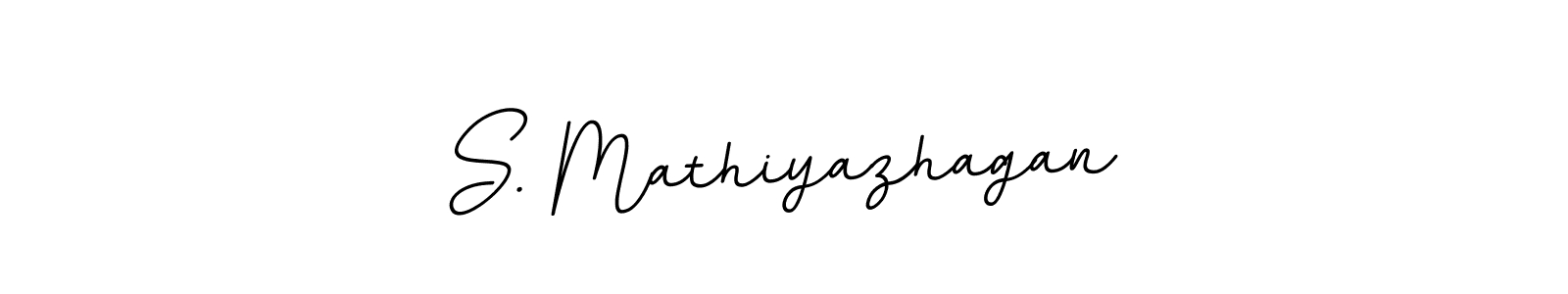 Design your own signature with our free online signature maker. With this signature software, you can create a handwritten (BallpointsItalic-DORy9) signature for name S. Mathiyazhagan. S. Mathiyazhagan signature style 11 images and pictures png