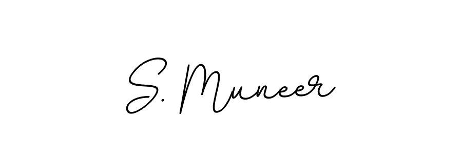 How to make S. Muneer signature? BallpointsItalic-DORy9 is a professional autograph style. Create handwritten signature for S. Muneer name. S. Muneer signature style 11 images and pictures png