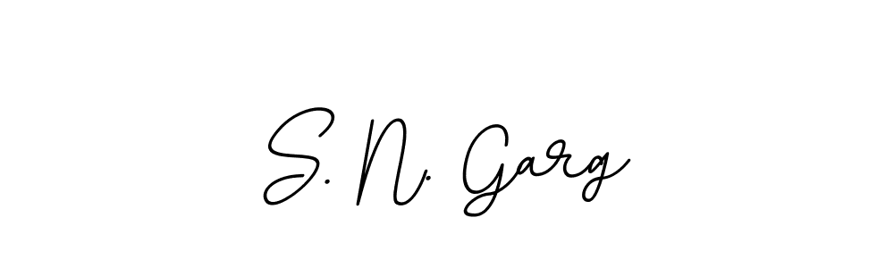 Create a beautiful signature design for name S. N. Garg. With this signature (BallpointsItalic-DORy9) fonts, you can make a handwritten signature for free. S. N. Garg signature style 11 images and pictures png