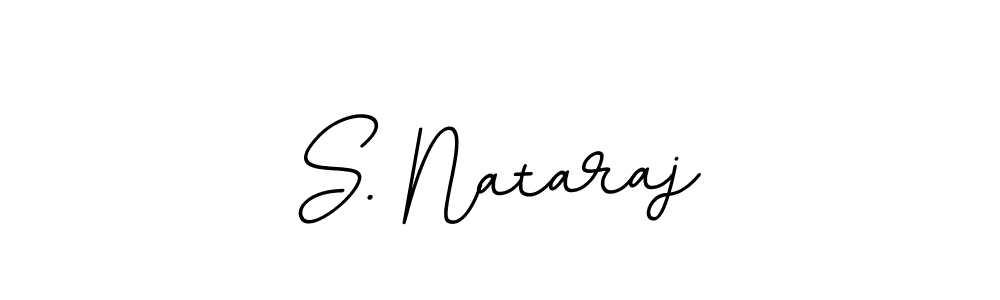 Make a beautiful signature design for name S. Nataraj. With this signature (BallpointsItalic-DORy9) style, you can create a handwritten signature for free. S. Nataraj signature style 11 images and pictures png