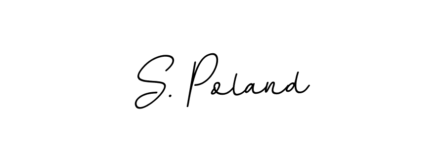 The best way (BallpointsItalic-DORy9) to make a short signature is to pick only two or three words in your name. The name S. Poland include a total of six letters. For converting this name. S. Poland signature style 11 images and pictures png