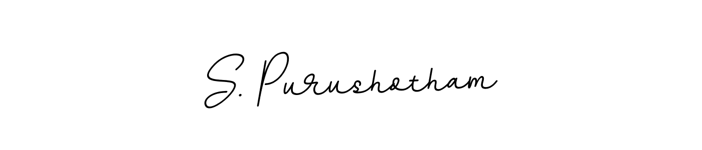 if you are searching for the best signature style for your name S. Purushotham. so please give up your signature search. here we have designed multiple signature styles  using BallpointsItalic-DORy9. S. Purushotham signature style 11 images and pictures png