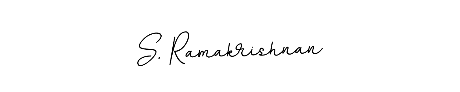 The best way (BallpointsItalic-DORy9) to make a short signature is to pick only two or three words in your name. The name S. Ramakrishnan include a total of six letters. For converting this name. S. Ramakrishnan signature style 11 images and pictures png