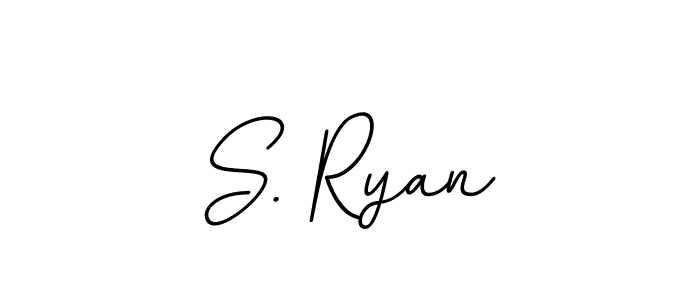 Also You can easily find your signature by using the search form. We will create S. Ryan name handwritten signature images for you free of cost using BallpointsItalic-DORy9 sign style. S. Ryan signature style 11 images and pictures png
