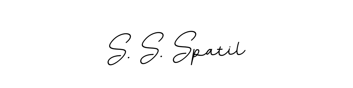 Make a beautiful signature design for name S. S. Spatil. With this signature (BallpointsItalic-DORy9) style, you can create a handwritten signature for free. S. S. Spatil signature style 11 images and pictures png