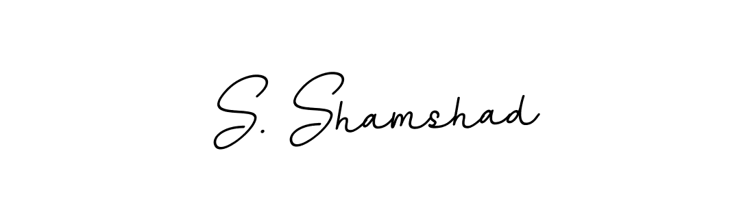 It looks lik you need a new signature style for name S. Shamshad. Design unique handwritten (BallpointsItalic-DORy9) signature with our free signature maker in just a few clicks. S. Shamshad signature style 11 images and pictures png