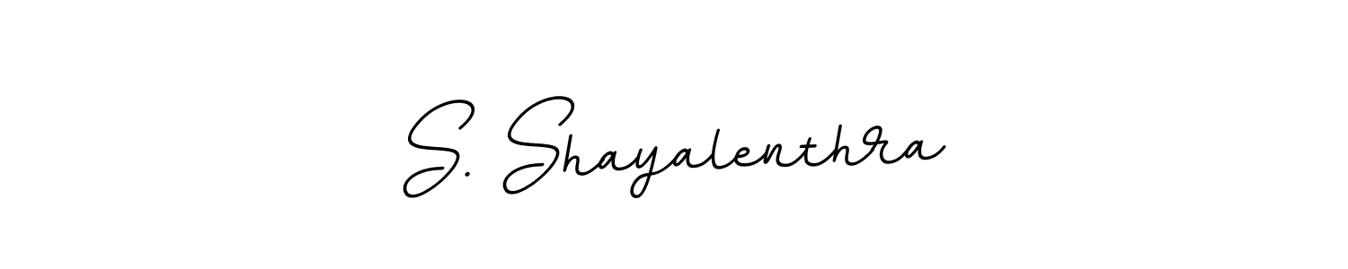 Make a beautiful signature design for name S. Shayalenthra. With this signature (BallpointsItalic-DORy9) style, you can create a handwritten signature for free. S. Shayalenthra signature style 11 images and pictures png