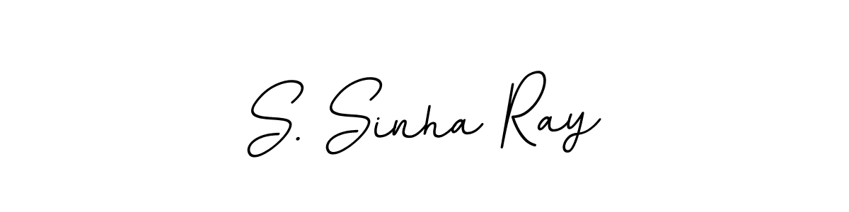 Design your own signature with our free online signature maker. With this signature software, you can create a handwritten (BallpointsItalic-DORy9) signature for name S. Sinha Ray. S. Sinha Ray signature style 11 images and pictures png