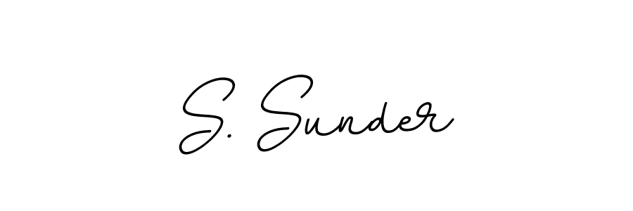 Make a beautiful signature design for name S. Sunder. Use this online signature maker to create a handwritten signature for free. S. Sunder signature style 11 images and pictures png