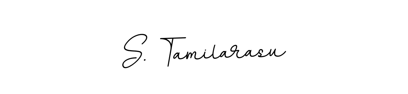Make a beautiful signature design for name S. Tamilarasu. With this signature (BallpointsItalic-DORy9) style, you can create a handwritten signature for free. S. Tamilarasu signature style 11 images and pictures png