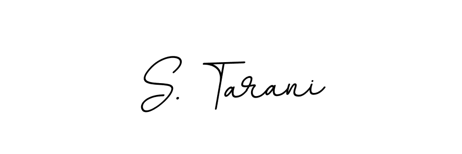 The best way (BallpointsItalic-DORy9) to make a short signature is to pick only two or three words in your name. The name S. Tarani include a total of six letters. For converting this name. S. Tarani signature style 11 images and pictures png