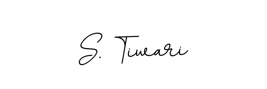 Make a beautiful signature design for name S. Tiwari. With this signature (BallpointsItalic-DORy9) style, you can create a handwritten signature for free. S. Tiwari signature style 11 images and pictures png