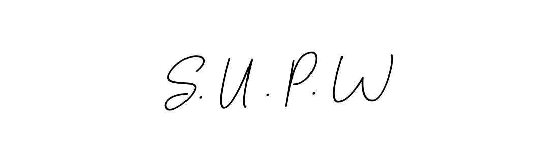 Similarly BallpointsItalic-DORy9 is the best handwritten signature design. Signature creator online .You can use it as an online autograph creator for name S. U . P. W. S. U . P. W signature style 11 images and pictures png