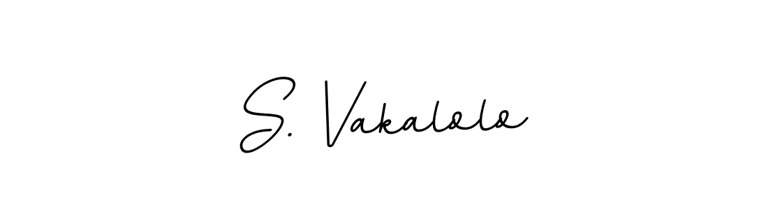 Similarly BallpointsItalic-DORy9 is the best handwritten signature design. Signature creator online .You can use it as an online autograph creator for name S. Vakalolo. S. Vakalolo signature style 11 images and pictures png