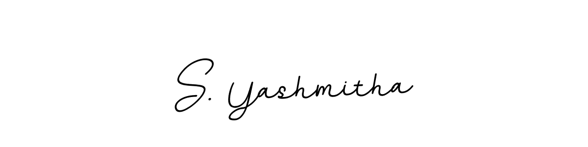 The best way (BallpointsItalic-DORy9) to make a short signature is to pick only two or three words in your name. The name S. Yashmitha include a total of six letters. For converting this name. S. Yashmitha signature style 11 images and pictures png
