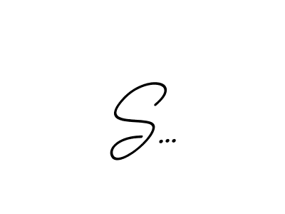 Design your own signature with our free online signature maker. With this signature software, you can create a handwritten (BallpointsItalic-DORy9) signature for name S.... S... signature style 11 images and pictures png