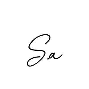 Once you've used our free online signature maker to create your best signature BallpointsItalic-DORy9 style, it's time to enjoy all of the benefits that S.a name signing documents. S.a signature style 11 images and pictures png
