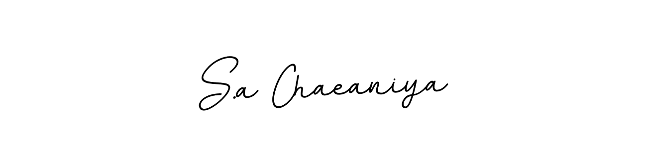 Also You can easily find your signature by using the search form. We will create S.a Chaeaniya name handwritten signature images for you free of cost using BallpointsItalic-DORy9 sign style. S.a Chaeaniya signature style 11 images and pictures png