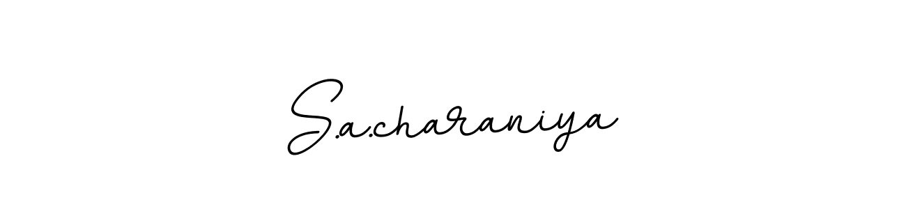 How to Draw S.a.charaniya signature style? BallpointsItalic-DORy9 is a latest design signature styles for name S.a.charaniya. S.a.charaniya signature style 11 images and pictures png