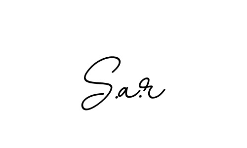 Also we have S.a.r name is the best signature style. Create professional handwritten signature collection using BallpointsItalic-DORy9 autograph style. S.a.r signature style 11 images and pictures png