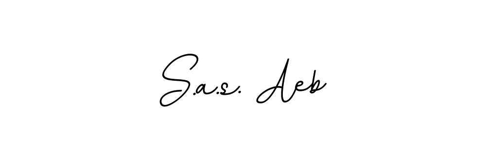 How to make S.a.s. Aeb signature? BallpointsItalic-DORy9 is a professional autograph style. Create handwritten signature for S.a.s. Aeb name. S.a.s. Aeb signature style 11 images and pictures png