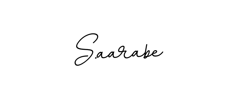 Also we have S.aarabe name is the best signature style. Create professional handwritten signature collection using BallpointsItalic-DORy9 autograph style. S.aarabe signature style 11 images and pictures png