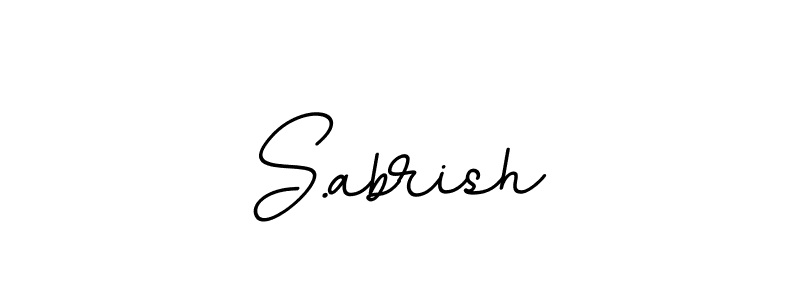 Make a beautiful signature design for name S.abrish. Use this online signature maker to create a handwritten signature for free. S.abrish signature style 11 images and pictures png