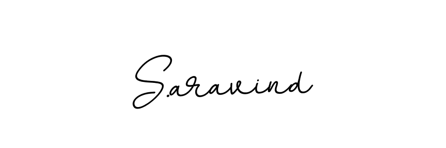 Use a signature maker to create a handwritten signature online. With this signature software, you can design (BallpointsItalic-DORy9) your own signature for name S.aravind. S.aravind signature style 11 images and pictures png