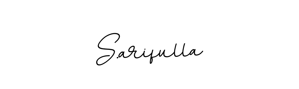How to make S.arifulla name signature. Use BallpointsItalic-DORy9 style for creating short signs online. This is the latest handwritten sign. S.arifulla signature style 11 images and pictures png
