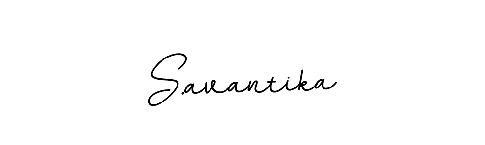Create a beautiful signature design for name S.avantika. With this signature (BallpointsItalic-DORy9) fonts, you can make a handwritten signature for free. S.avantika signature style 11 images and pictures png