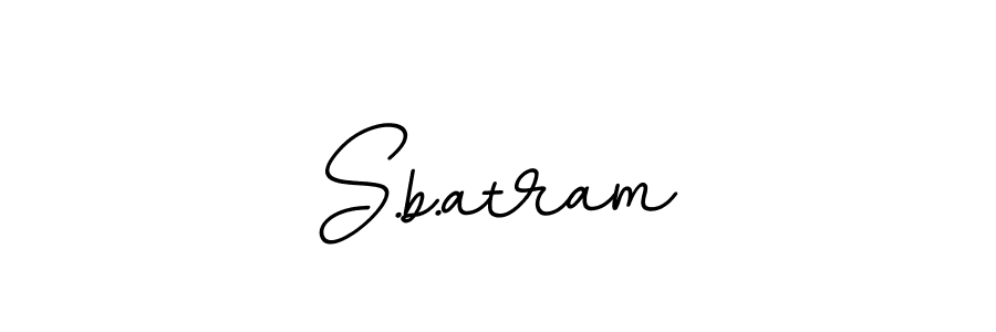 BallpointsItalic-DORy9 is a professional signature style that is perfect for those who want to add a touch of class to their signature. It is also a great choice for those who want to make their signature more unique. Get S.b.atram name to fancy signature for free. S.b.atram signature style 11 images and pictures png