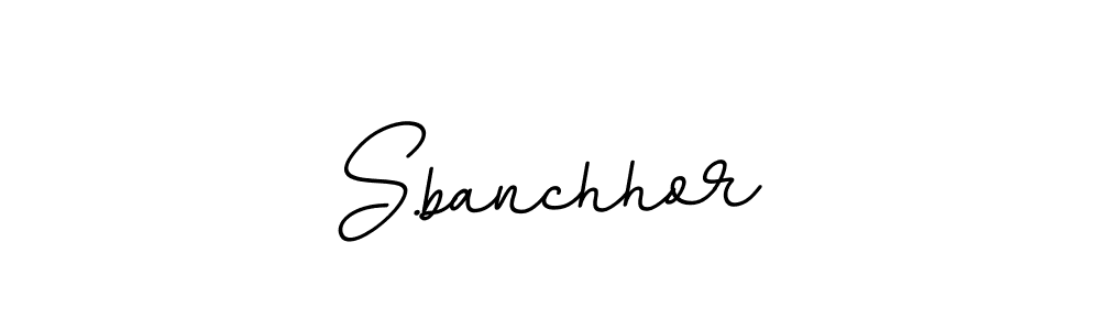 How to Draw S.banchhor signature style? BallpointsItalic-DORy9 is a latest design signature styles for name S.banchhor. S.banchhor signature style 11 images and pictures png