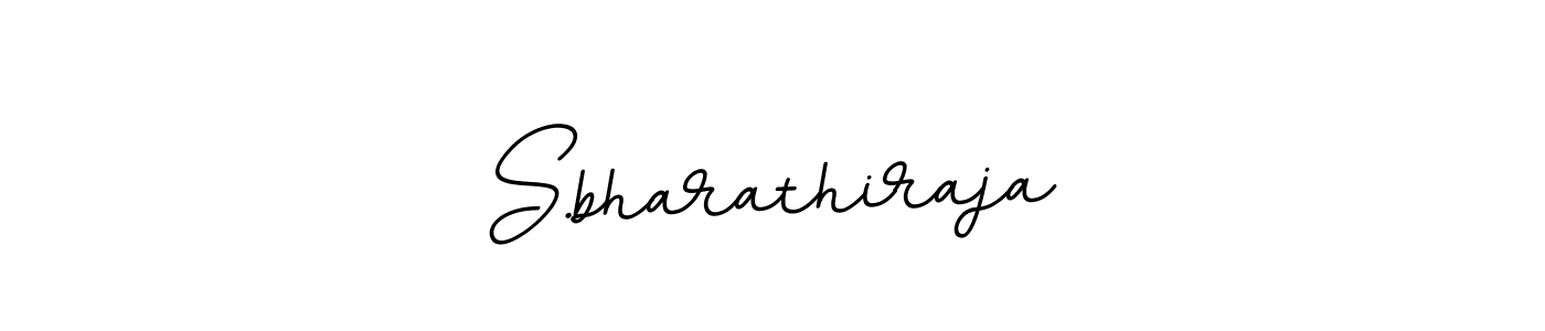 Make a beautiful signature design for name S.bharathiraja. With this signature (BallpointsItalic-DORy9) style, you can create a handwritten signature for free. S.bharathiraja signature style 11 images and pictures png