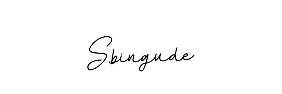 S.bingude stylish signature style. Best Handwritten Sign (BallpointsItalic-DORy9) for my name. Handwritten Signature Collection Ideas for my name S.bingude. S.bingude signature style 11 images and pictures png