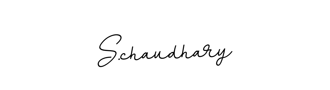 How to make S.chaudhary name signature. Use BallpointsItalic-DORy9 style for creating short signs online. This is the latest handwritten sign. S.chaudhary signature style 11 images and pictures png